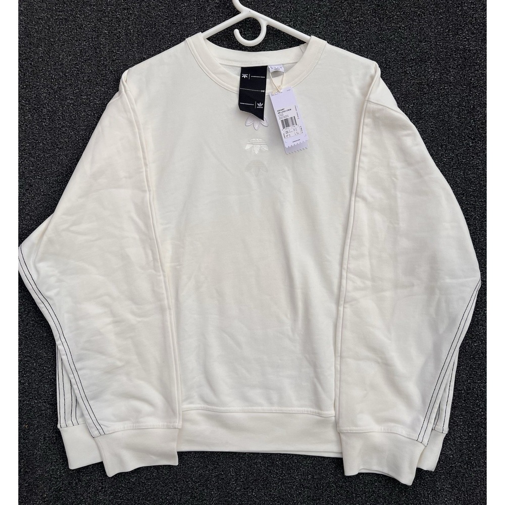 Adidas x Alexander Wang‎ White Ivory XL Crewneck NWT